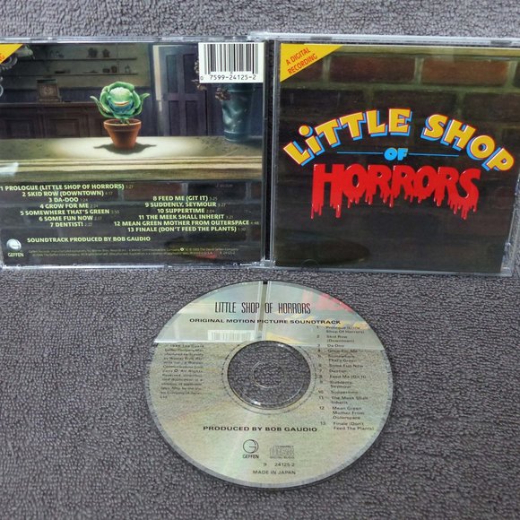 Little Shop Of Horrors Other - Little Shop Of Horrors Original Soundtrack CD 1986 Made in JAPAN 924125-2 Geffen